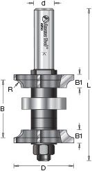 Amana Tool 49750 Carbide Tipped Double Round Over Adjustable Easing Assembly 3/16 Radius Amana Tool 49750 Carbide Tipped Double Round Over Adjustable Easing Assembly 3/16 Radius